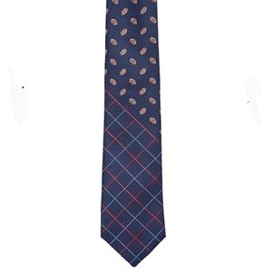 CCO 5 for $25 Izod Football Grid Tie 3" width New With Tag